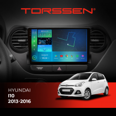 Штатна магнітола Torssen 2K Hyundai I10 2013-2016 F9332 4G Carplay DSP