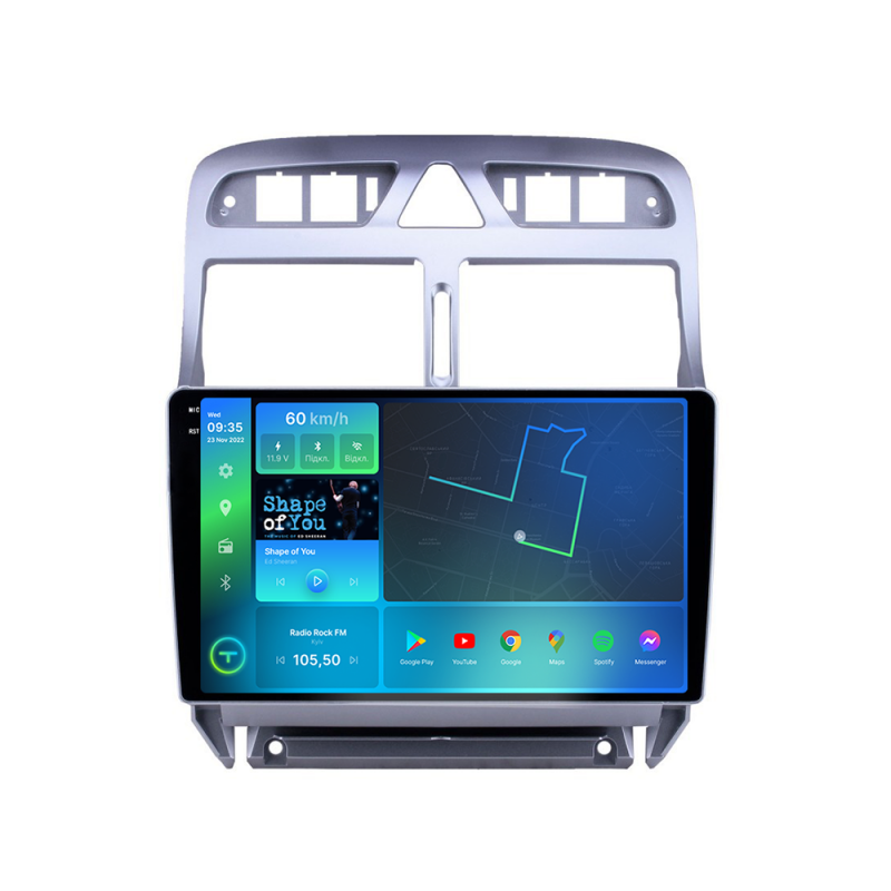 Штатна магнітола Torssen 2K Peugeot 307 02-13 F98256 4G Carplay DSP