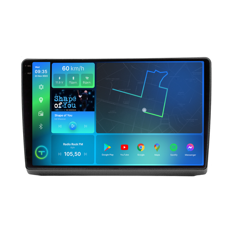 Штатна магнітола 2K Torssen Renault Trafic, Opel Vivaro, Nissan Primastar 06-10 F108256 4G Carplay DSP