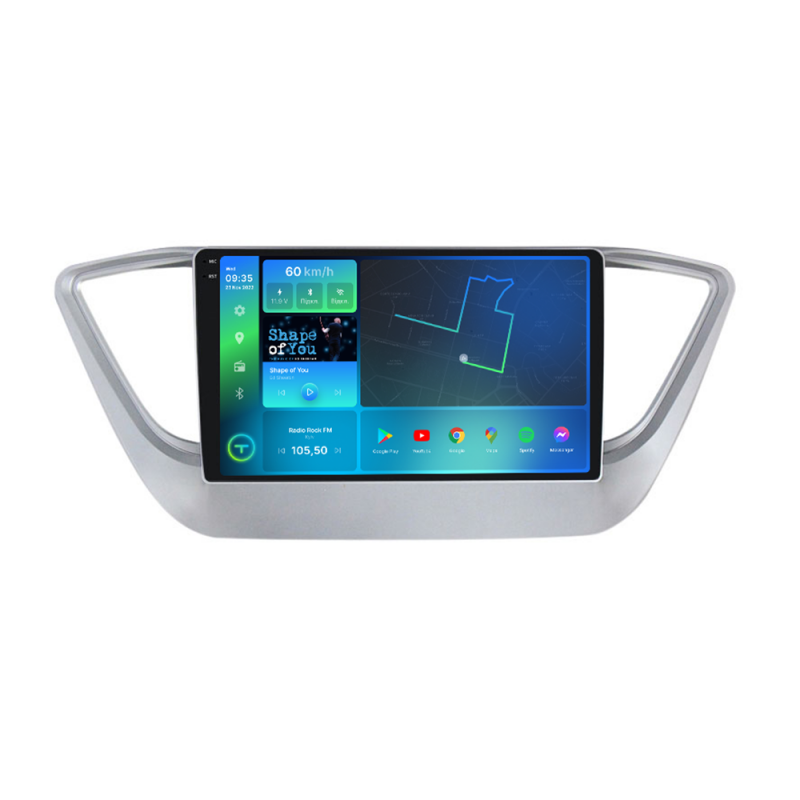 Штатна магнітола Torssen 2K Hyundai Accent 2017+ F98256 4G Carplay DSP