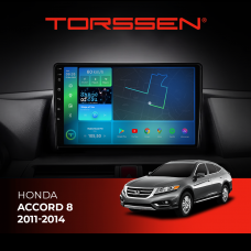 Штатна магнітола Torssen Honda Accord 8 11-14- F10332 4G Carplay