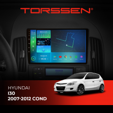 Штатна магнітола Torssen Hyundai i30 2007-2012 cond F9116