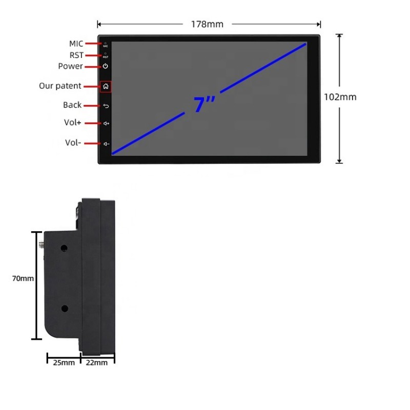 Мультимедіа TORSSEN M782 Carplay 4G DSP