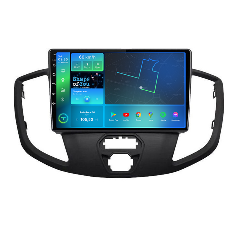 Штатная магнитола Torssen Ford Transit 2020+ USA F9332 4G Carplay DSP