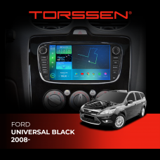 Штатна магнітола Torssen Ford Universal black 2008- F9432 4G Carplay DSP